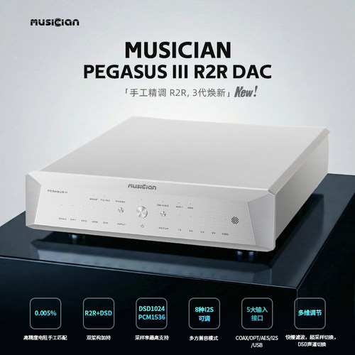 全分立r2r解码器dacR2R+DSD架构