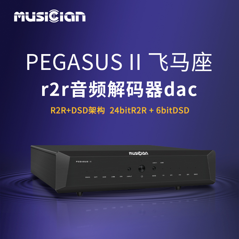 全分立r2r解码器dacR2R+DSD架构