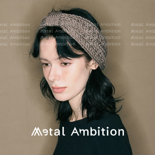 发饰金属野心毛线发带复古