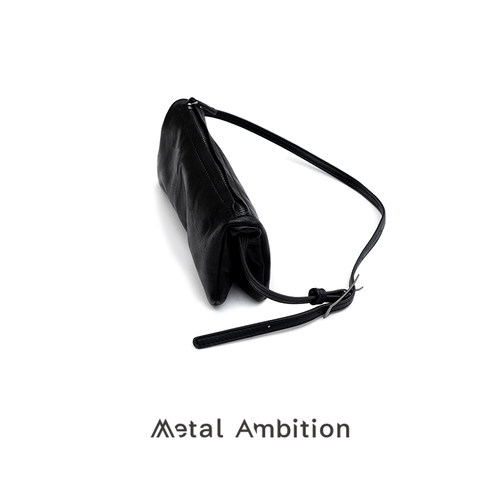 MetalAmbition头层牛皮女斜挎包