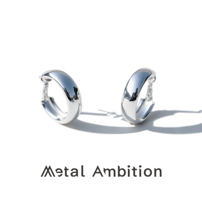 简约素圈耳环2026新款耳饰