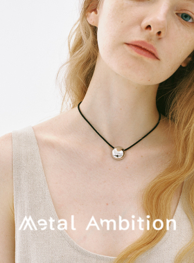 纯银绳女高级感项链简约时尚