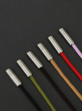 钛合金米兰线伞绳链接扣手链项链DIY迷你配件扣户外EDC工具吊坠