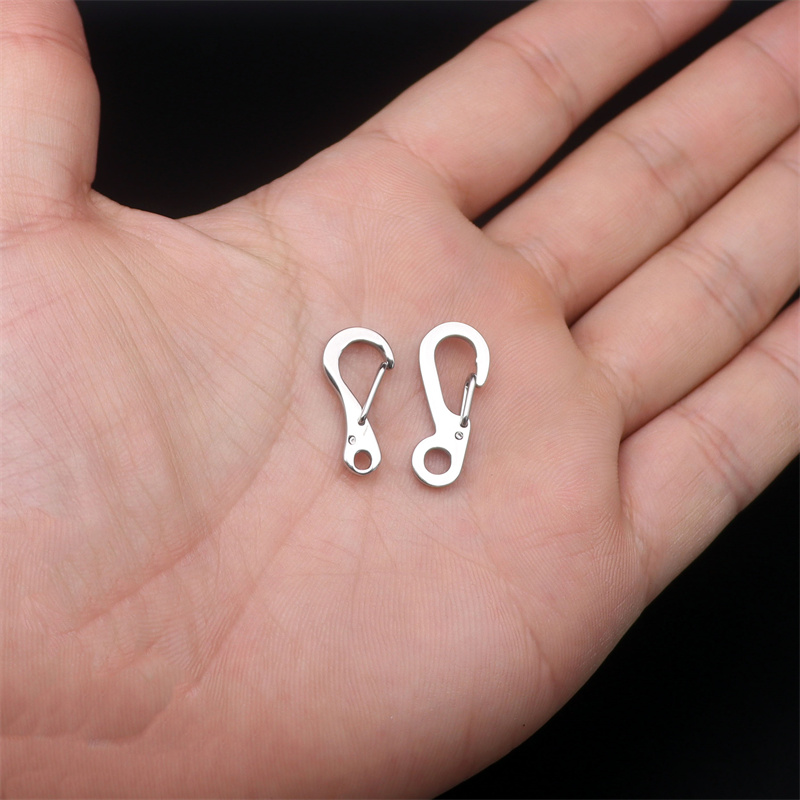 304不锈钢迷你挂扣挂件男士连接扣户外多功能金属钥匙圈小钥匙扣