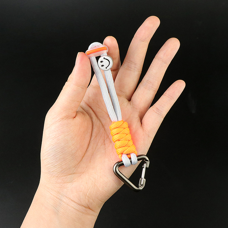 伞绳编织钥匙扣手机挂扣尾绳扣