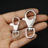 316不锈钢弹簧挂扣可旋转迷你连接扣户外男士 多功能钥匙连接挂扣