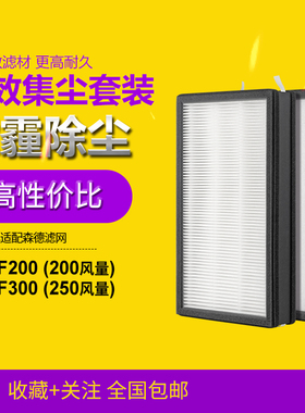 适配森德/康舒清新正压除霾新风机滤芯CF2-F200/CF2-F300过滤网