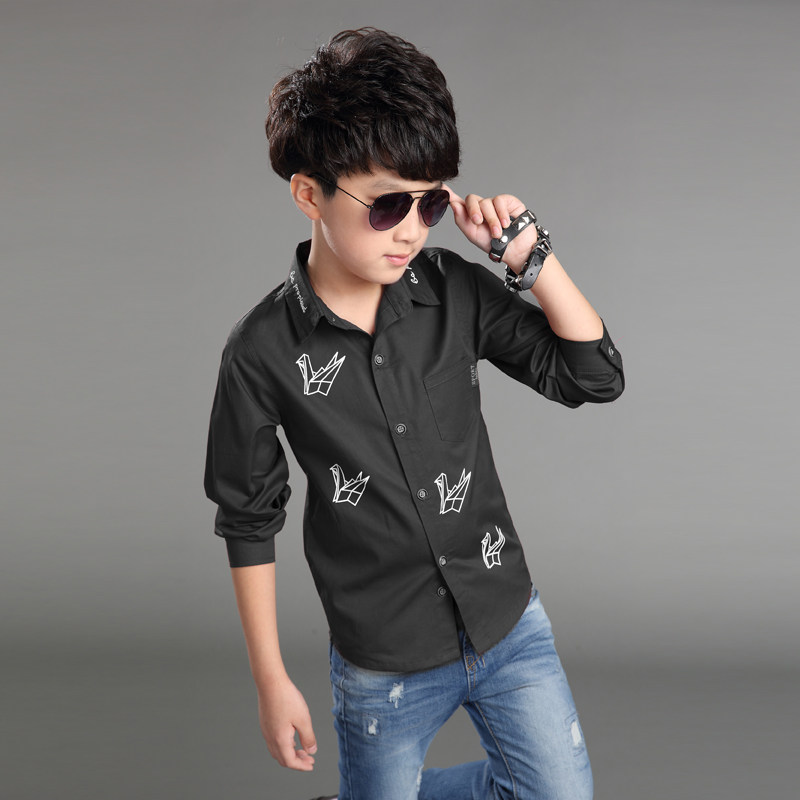 Chemise garcon à manche longue - Ref 2075977 Image 4