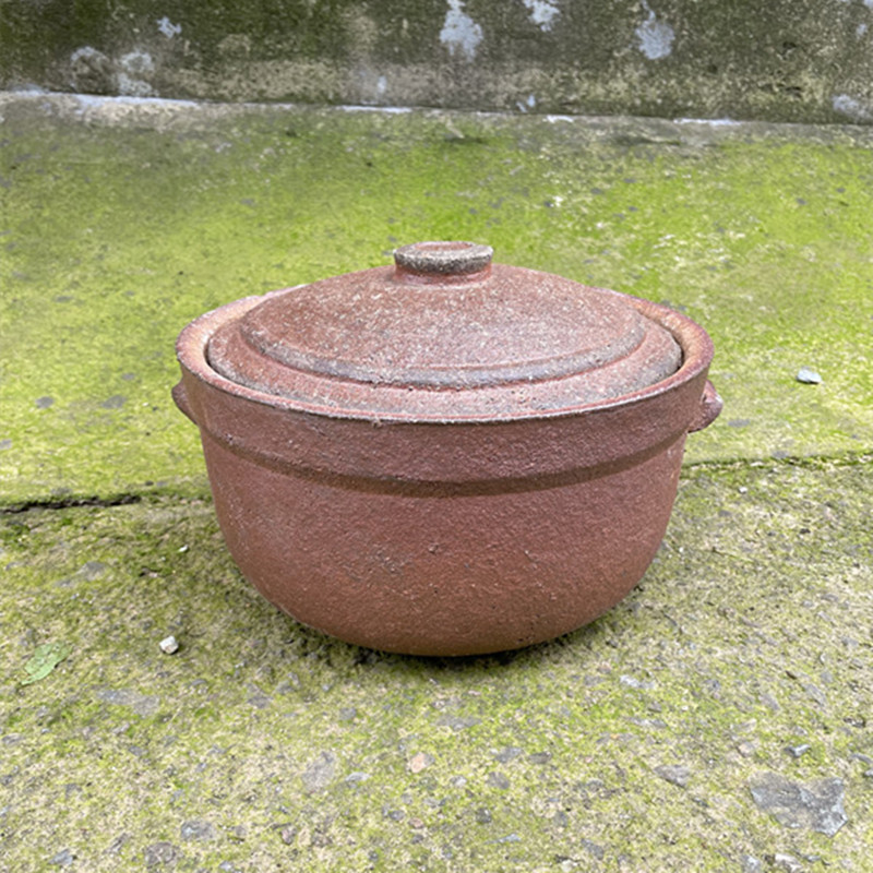 传统老式砂锅煲汤家用燃气明火土砂锅火锅炖锅潮州砂锅粥土陶瓦罐