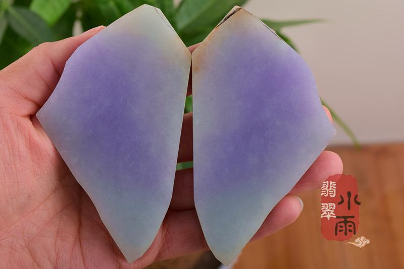 Boutique Myanmar Emerald jade Old Mu Na Ming Material Transparent glow Eggplant purple violet Pigmentin the Jewelry/Diamond/Jade/Gold , Jade (New) , Jewellery stones  category - from Buy2taobao.com to provide professional Taobao agent buy service