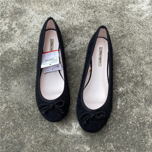 浅口芭蕾舞单鞋平底圆头奶奶瓢鞋