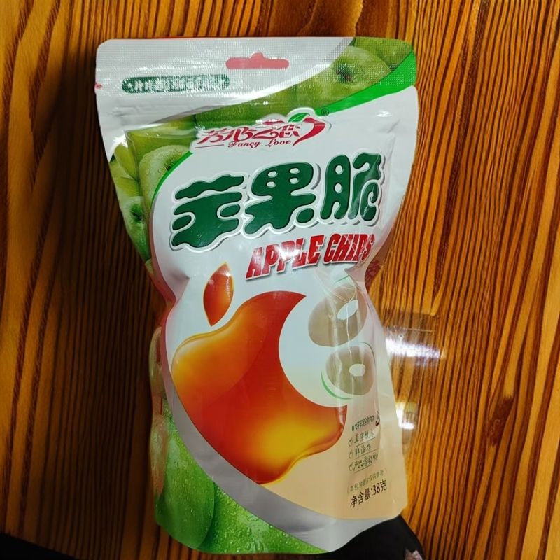 庆阳特产芳心之恋苹果脆片38克无添加苹果果干孕妇宝宝航空休闲