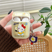 无线蓝牙耳机2025新款 可爱凯蒂猫双耳华为苹果安卓通用vivo耿鬼