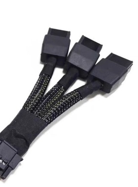 RTX4060显卡3x8P转16P转接线兼容RTX40904080 40704050 12V供电线