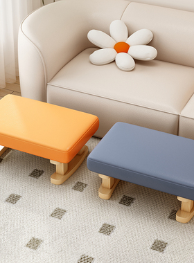 小凳子家用矮凳板凳家用脚凳创意凳子科技布凳子换鞋凳客厅儿童凳