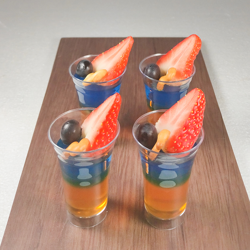 一次性自助餐甜品台塑料杯