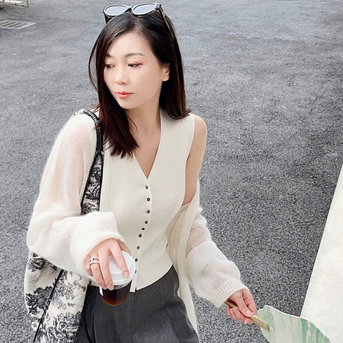 羊毛马甲女2025新款外穿背心