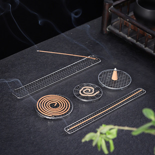 香薰炉不锈钢防火垫香炉家用室内沉香卧香炉檀香线香盒线香炉配件