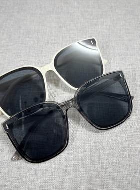 复古偏光太阳镜韩版男大框方形