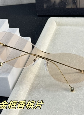 2025新款复古金属连体猫眼墨镜