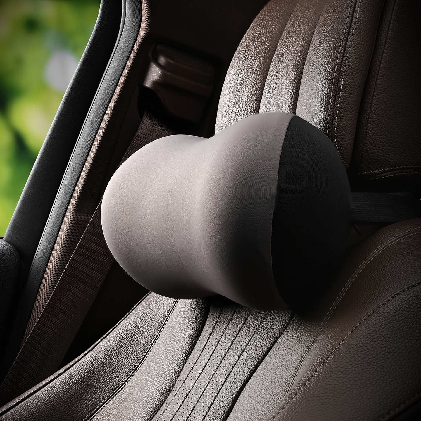 记忆棉汽车头枕护颈枕车用靠枕车内座椅枕头装饰高档靠垫四季通用