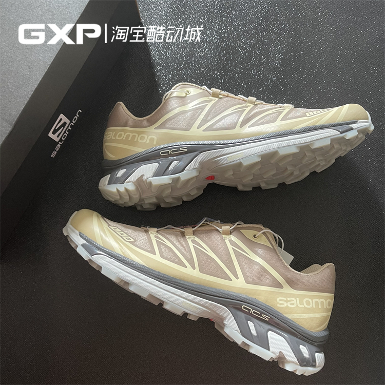 GXP萨洛蒙 Salomon XT-6 Clear米色复古机能户外运动鞋 416410-封面