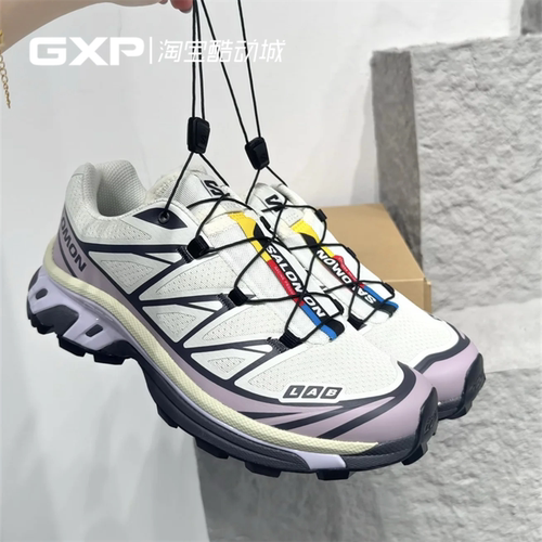 SALOMONXT6香芋紫登山徒步跑鞋