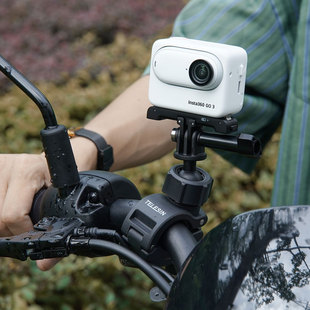 Insta360 GO3/3S磁吸背包夹自拍杆手腕带柔性支架自行车骑行配件
