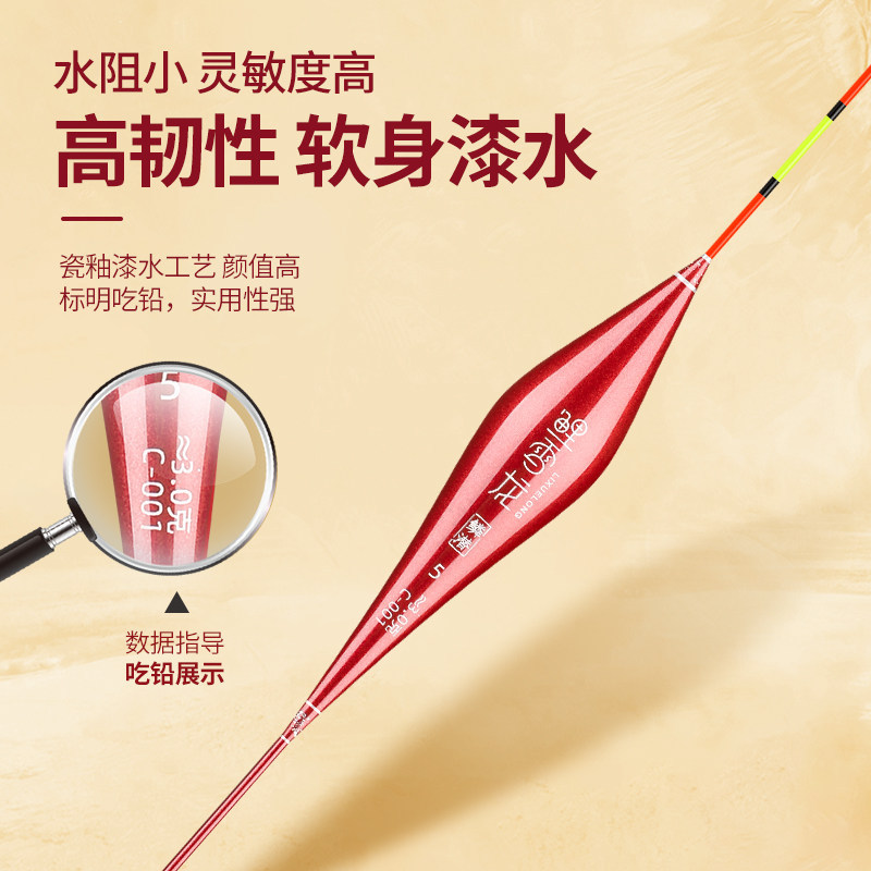 黄金眼野钓鲫鱼浮漂近视加粗大物