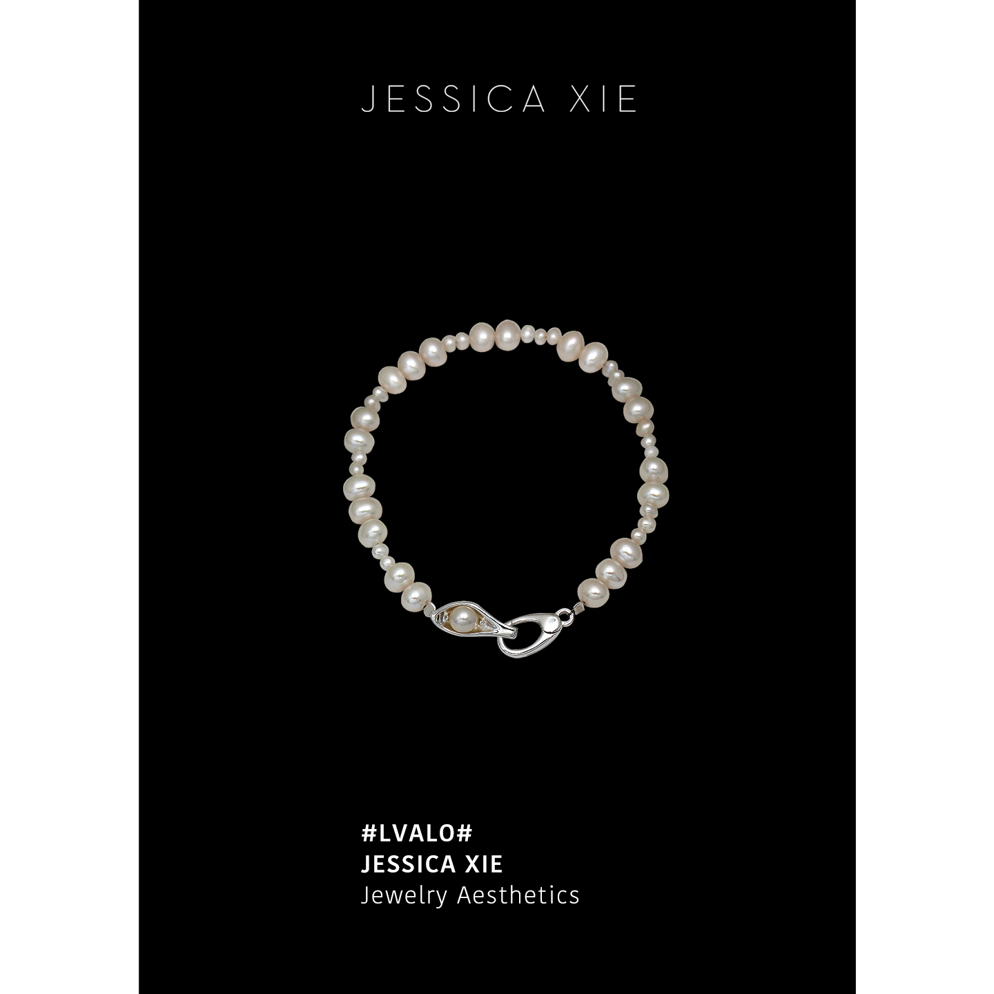 JX I 伊瓦洛 高品质天然珍珠手链女错落拼接小众简约高级感手串