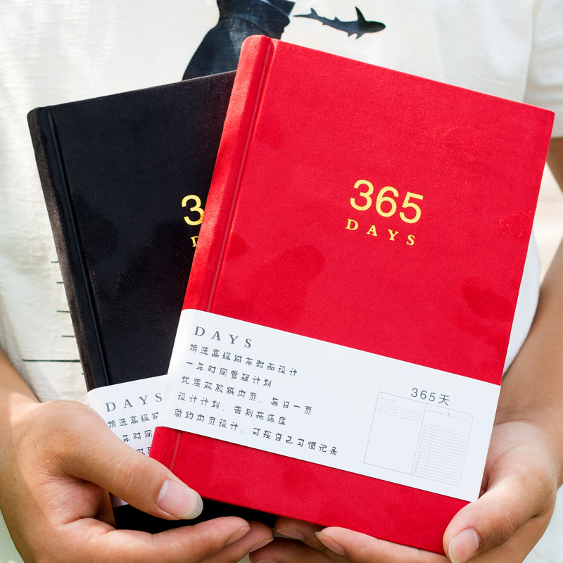 A5 천 커버 노트 365 노트 일일 문학 일기 커플 문구 선물 학생 일기 선물