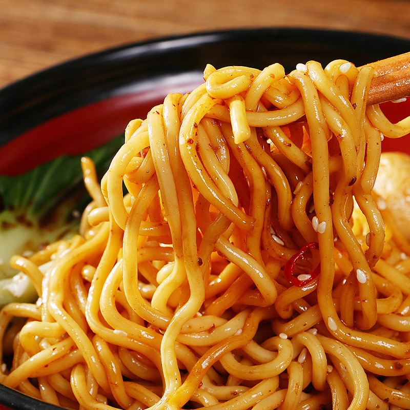 寿桃牌港式车仔面免煮乌冬面热干面拉面宿舍速食夜宵拌面方便面