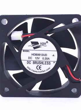 HXH HDB0612UD 12V 0.20A 6CM 6015 电源 变频器散热风扇