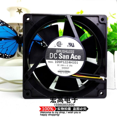 109P1224H101 24V 0.25A 12CM厘米 服务器 变频器风扇