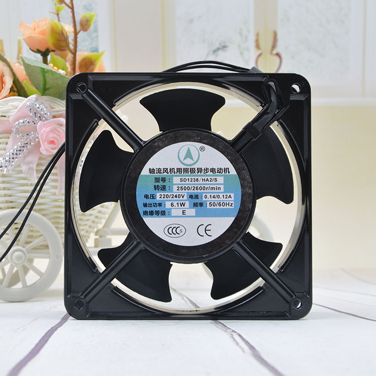 SD1238HA2/S/B 220v 0.14/0.12A 6.1w 轴流风机用罩 极异步电动机