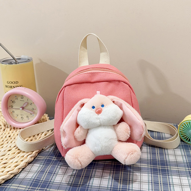 书包幼儿园男童可爱卡通帆布儿童双肩包女孩新款时尚迷你小童背包