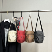 韩版 男女童格纹小方包休闲男孩外出游手机包 儿童斜挎包2026新款