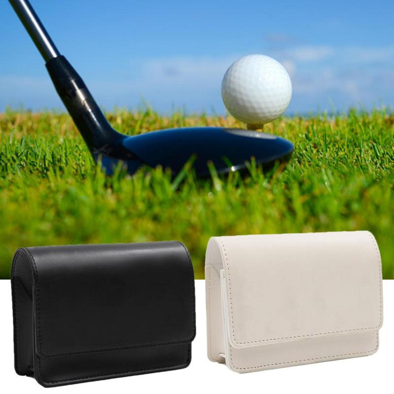 韩版热销皮革高尔夫球包皮质望远镜测距仪保护套腰包golf礼品球包图片