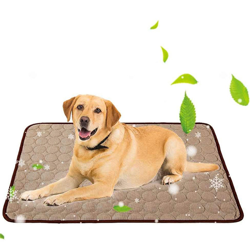 Pet ice mat夏季宠物垫动物冰垫狗狗垫狗窝狗垫宠物冰丝垫猫凉席