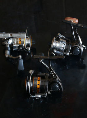 跨境双鱼MN100小全金属矶钓轮冰冬钓轮筏钓路亚掌中宝钢笔竿渔轮