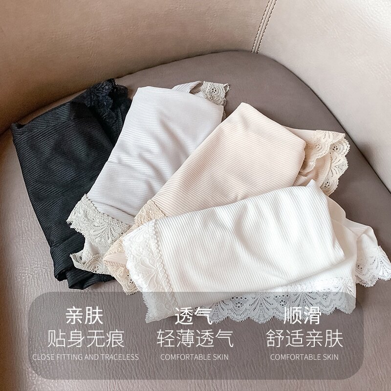 义乌安全裤女防走光不卷边可外穿蕾丝打底裤三分保险短裤批发紧身