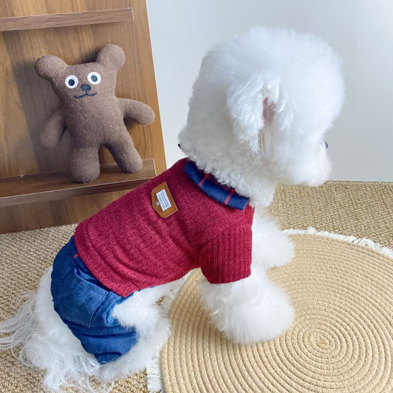 狗狗四脚衣服春天春装宠物衣服小泰迪贵宾比熊小型犬春季小狗幼犬