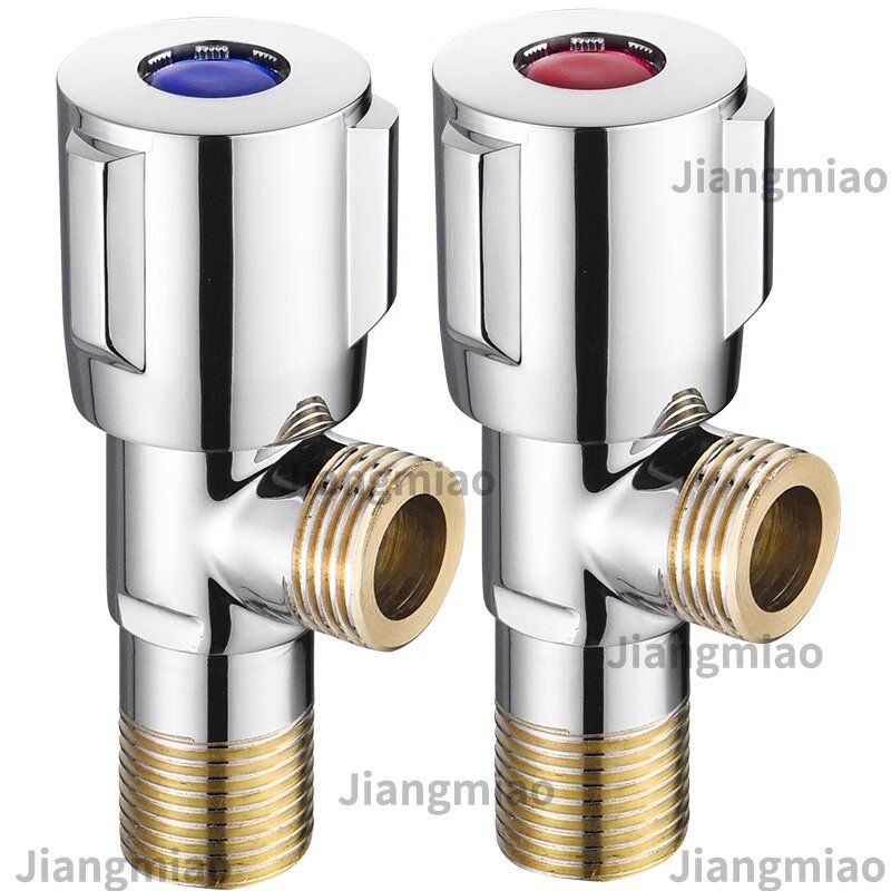 黄铜角阀马桶热水器进水防锈三角阀家用工程批发精铜加厚防爆角阀