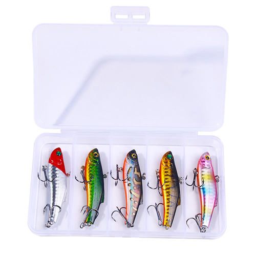 远投死飞米诺路亚假饵盒装淡水亮片钓鲈鱼鳜鱼沉水铅笔饵套装