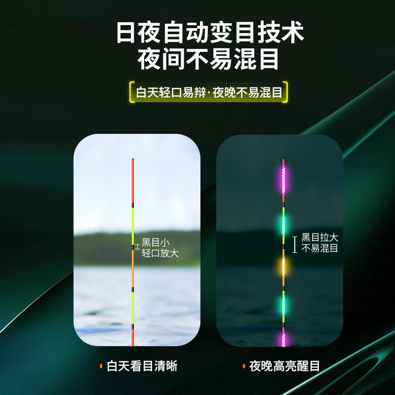 龙逸轩纳米LED425双排恒亮电子夜光漂