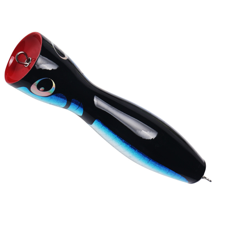 深海GT POPPER 南油波爬饵牛港金枪大波扒木质路亚假饵200mm120g