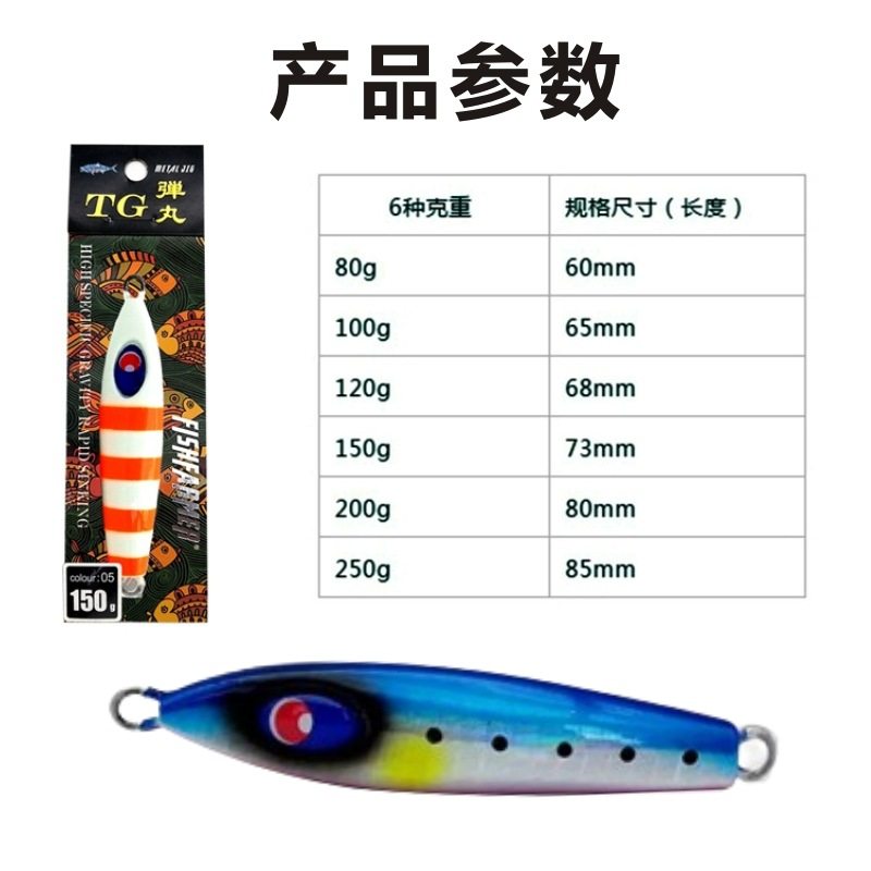 fishfarmer弹丸tg钨钢铁板海钓慢摇饵80克250石斑鱼鲅鱼铁板,户外/登山/野营/旅行用品,台钓饵,淘宝优惠券,粉丝福利购,淘宝优惠卷