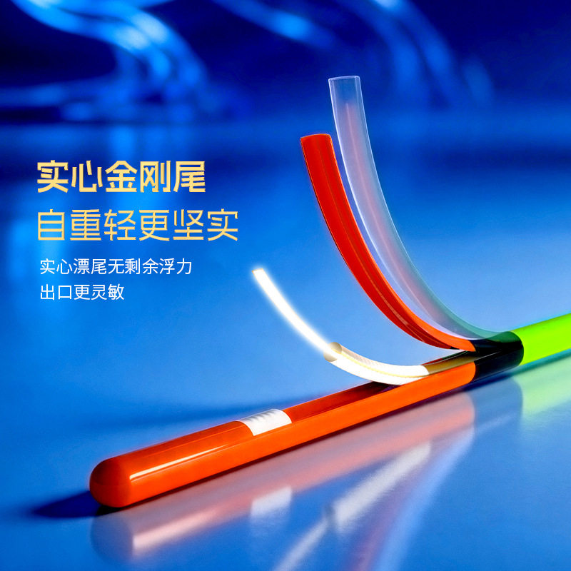 福翼ZP0.54mm极细金刚尾夜光漂醒目高灵敏电子漂硬尾日夜两用浮漂