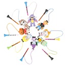 高尔夫塑胶钉83mm球Tee圣诞卡通耳仔挂绳防丢失球座挂饰golf用品