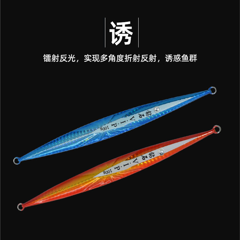 铁板铅鱼裸板100g150g200g250g慢摇海钓路亚铁板裸板鳜鱼鲈鱼饵